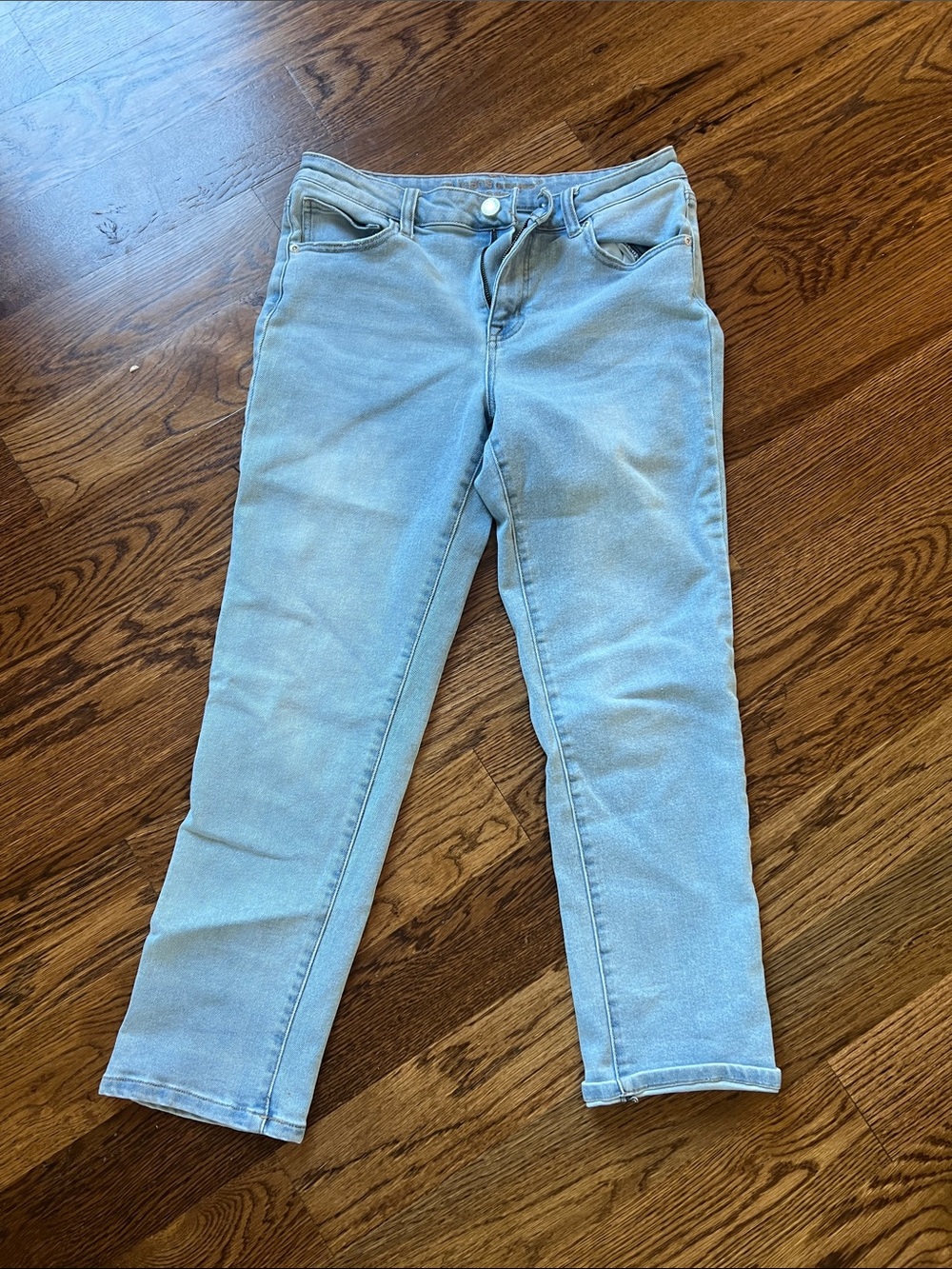 Maurices Light Blue Straight Leg Jeans